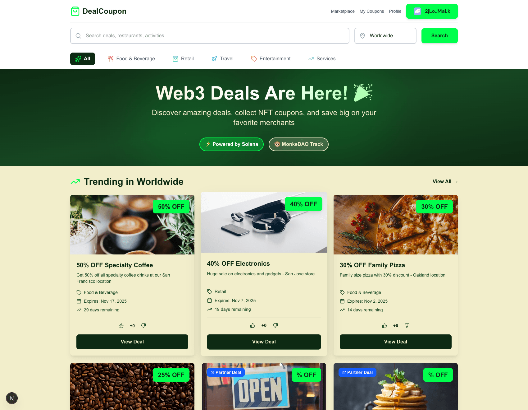 Wallet Connected - Phantom/Solflare