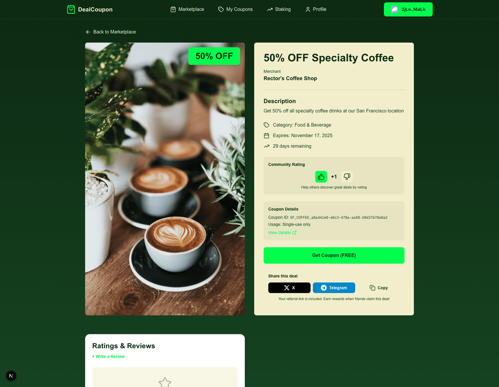 Social Features - Epic 6 voting system
